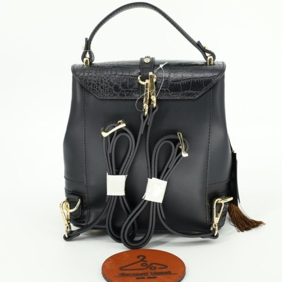 HOUSE OF HARLOW 1960 Leather‎ Crystal Stud Backpack main image 6
